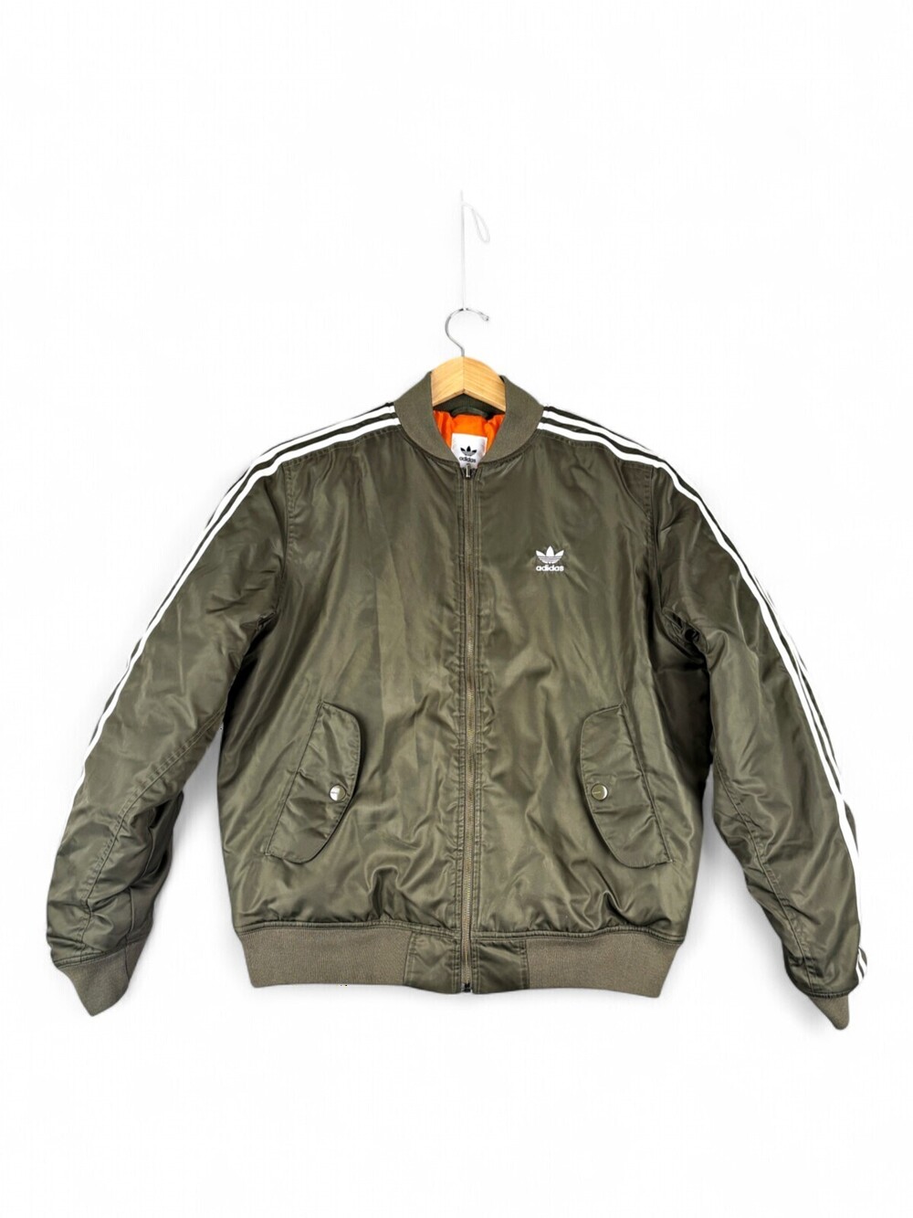 Adidas Originals Trefoil Olive Bomber Jacket Men's M